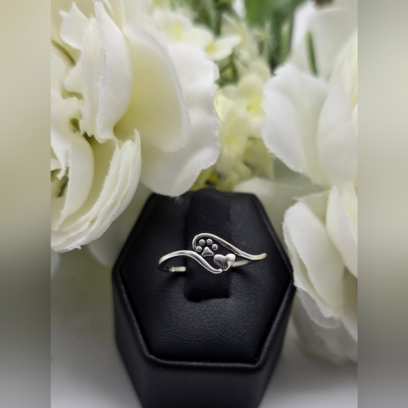 PET LOVER STERLING SILVER RING - Picture 6 of 6